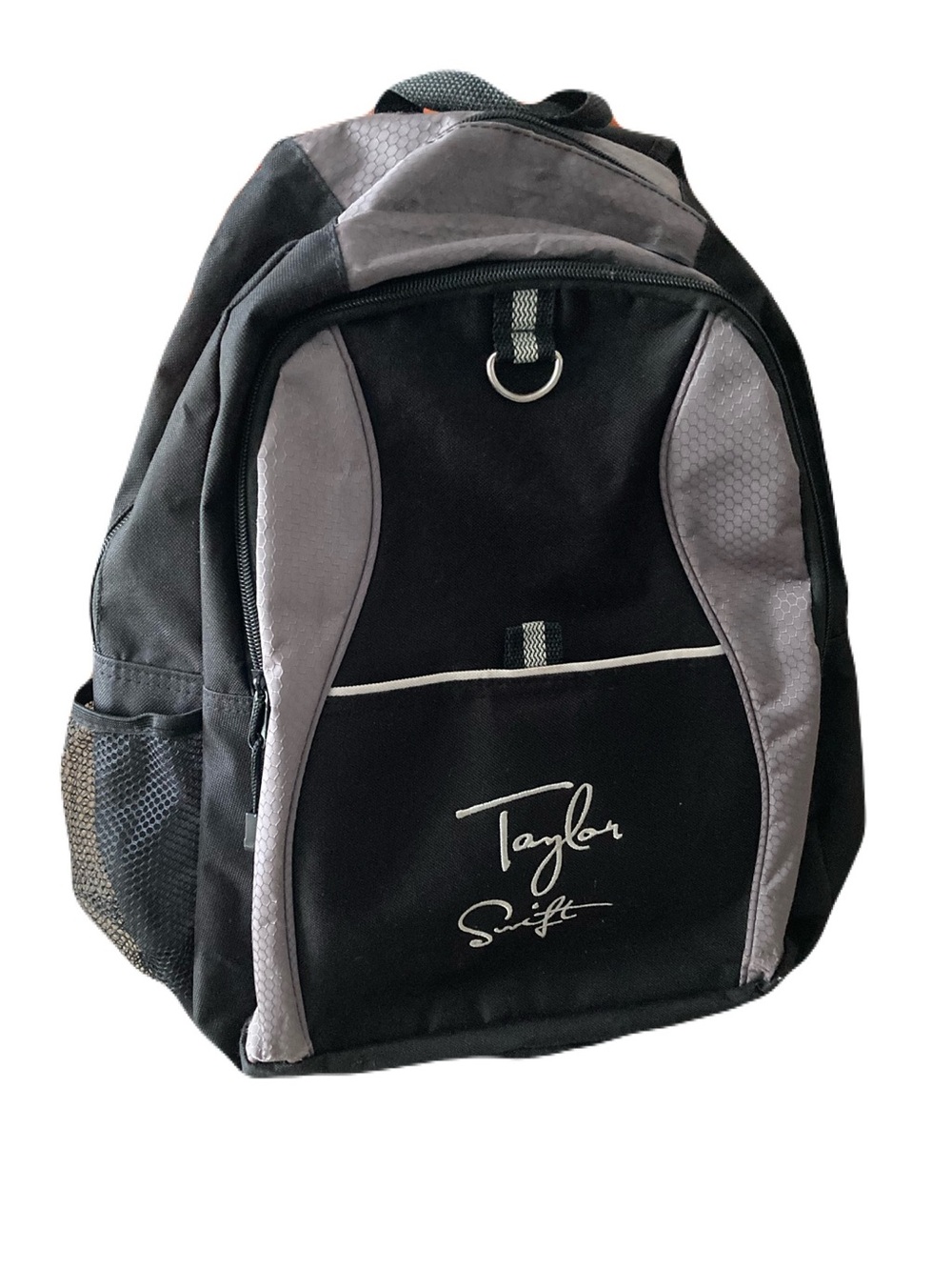 Taylor Swift Black and Gray Men’s Backpack with Signature Logo